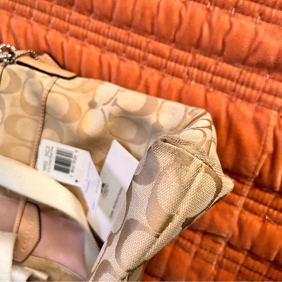 Coach crossbody tan/pink - Picture 6 of 7